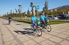 В Южно-Сахалинске успешно завершился год работы нового велопроката