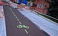 Достроен второй участок светящейся велодорожки в Екатеринбурге 